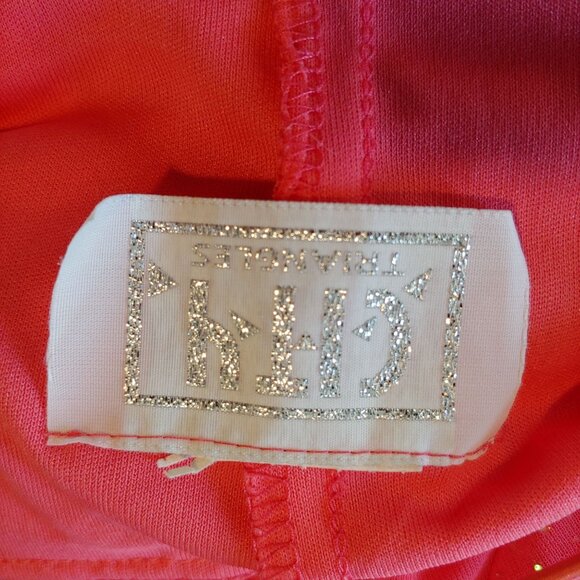 City Triangle Long Sparkly Whimsical Square Neck Dress Watermelon S Y2k 90s - Picture 10 of 10